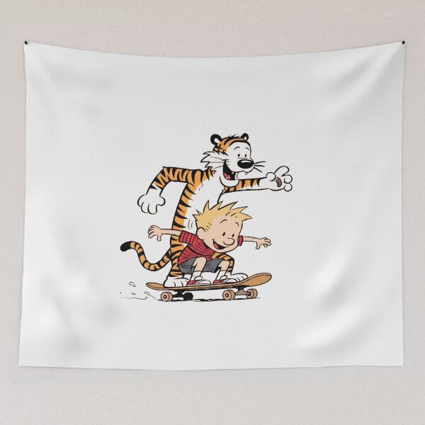 Item preview, Calvin and Hobbes Skateboarding Fun designed and sold by laschikarin.