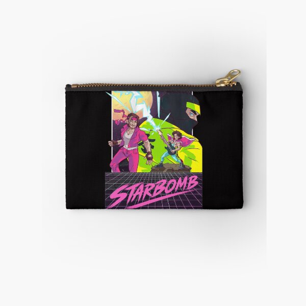 Item preview, STARBOMB 80s Retro Neon Grid Synthwave designed and sold by Lagoart.