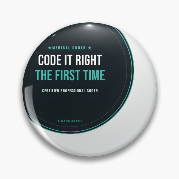 Item preview, Code It Right The First Time Medical Coder Seal designed and sold by SlowMadeShelf.