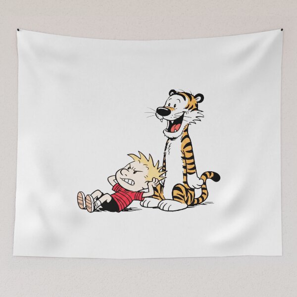 Item preview, Calvin and Hobbes Relaxing Together designed and sold by laschikarin.