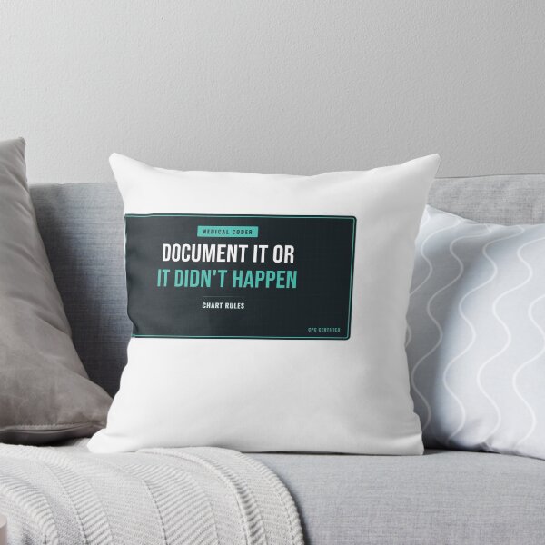 Item preview, Document It Or It Didn't Happen Medical Coder designed and sold by SlowMadeShelf.