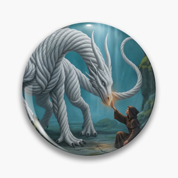 Item preview, White Dragon and Human designed and sold by JUTElCONIC.