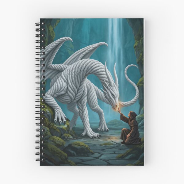 Item preview, White Dragon and Human designed and sold by JUTElCONIC.