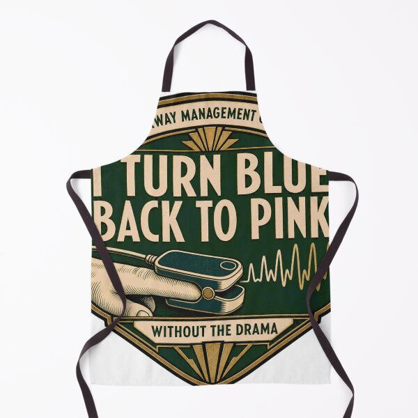 Item preview, I'll turn blue back into pink. Respiratory Management Deco Badge designed and sold by BoosterShop.