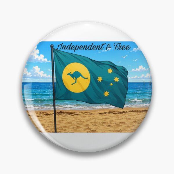 Item preview, Independent and Free Australia beach designed and sold by Kangaroo Sun.