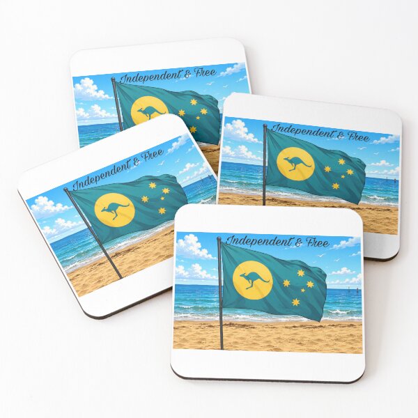 Item preview, Independent and Free Australia beach designed and sold by Kangaroo Sun.