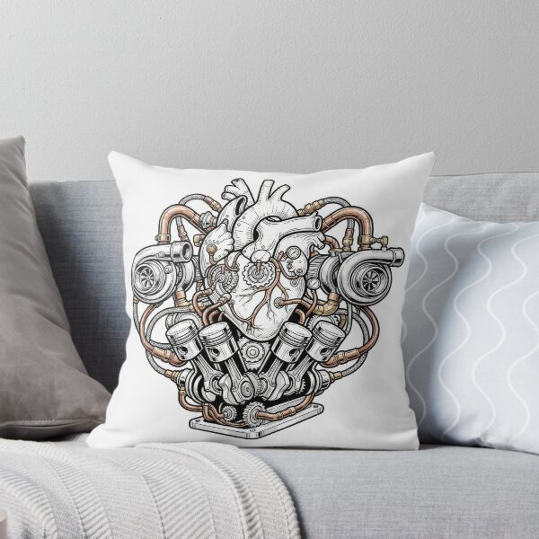 Item preview, Anatomical Mechanical Engine Heart Twin Turbo Steampunk designed and sold by Rahat3344.
