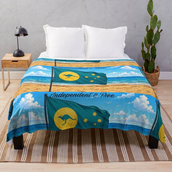 Item preview, Independent and Free Australia beach designed and sold by Kangaroo Sun.