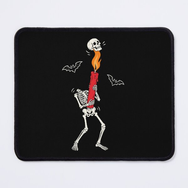 Item preview, Skeleton Holding Red Candle Halloween Design designed and sold by Krasnovaovaova.
