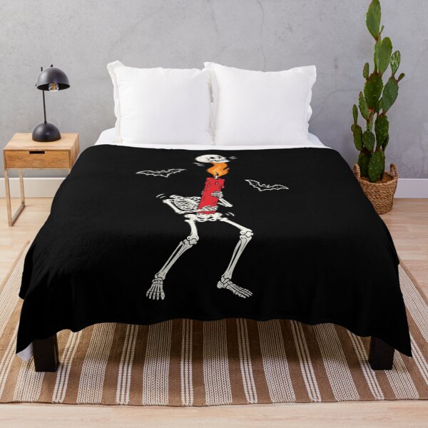 Item preview, Skeleton Holding Red Candle Halloween Design designed and sold by Krasnovaovaova.