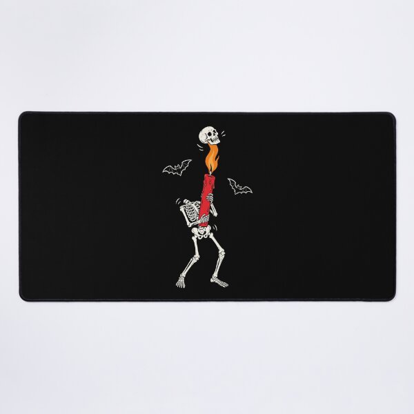 Item preview, Skeleton Holding Red Candle Halloween Design designed and sold by Krasnovaovaova.
