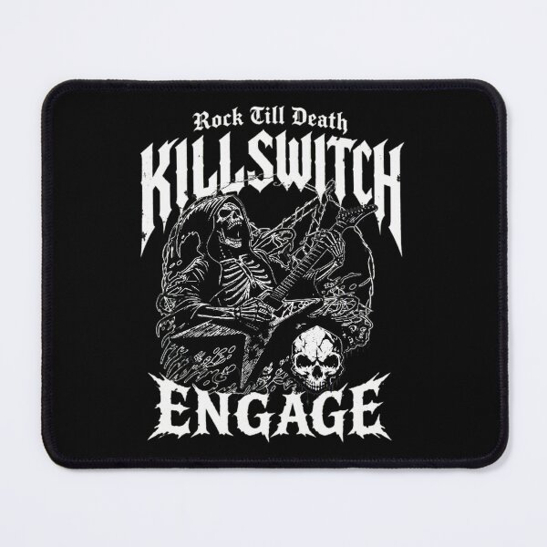 Item preview, Rock Till Death Skeleton Guitarist Killswitch Engage designed and sold by Bloowardi.