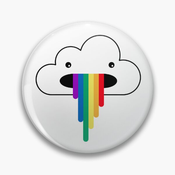 Item preview, Rainbow Barfing Cloud designed and sold by Dutch Bunny Trading LLC.