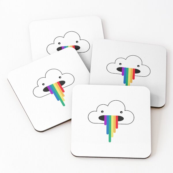 Item preview, Rainbow Barfing Cloud designed and sold by Dutch Bunny Trading LLC.