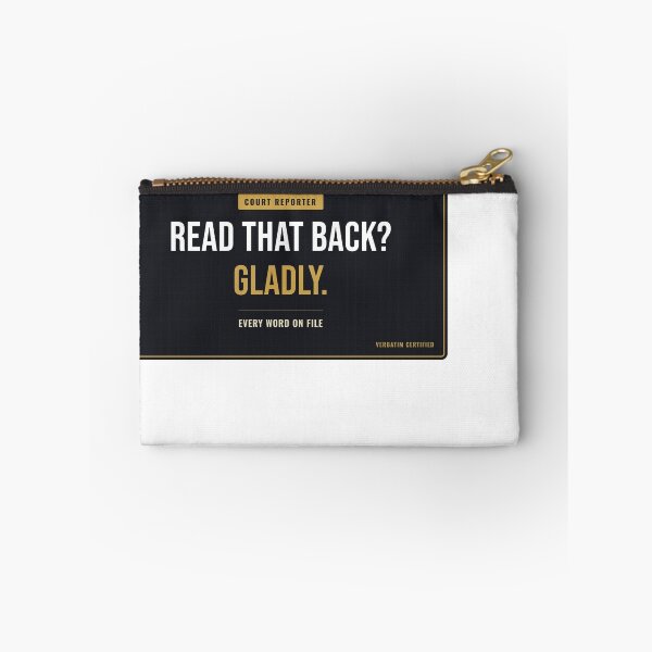 Item preview, Read That Back? Gladly. Court Reporter designed and sold by SlowMadeShelf.