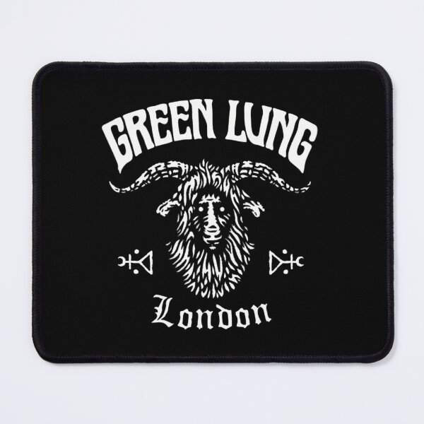 Item preview, Green Lung Goatwizard Doom Metal Design designed and sold by MichaelsqStudio.