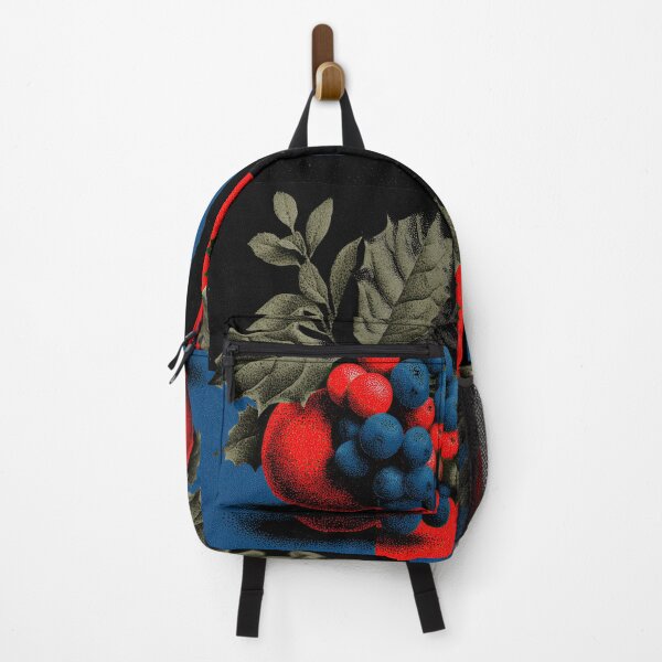 Item preview, Vintage Stippled Red and Blue Botanical Berries designed and sold by colorful-white.