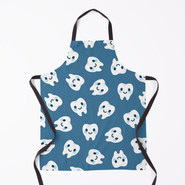 Item preview, Cute Happy Tooth with Blue Pattern – Clean & Cute Design designed and sold by OEKAKIYASAN.