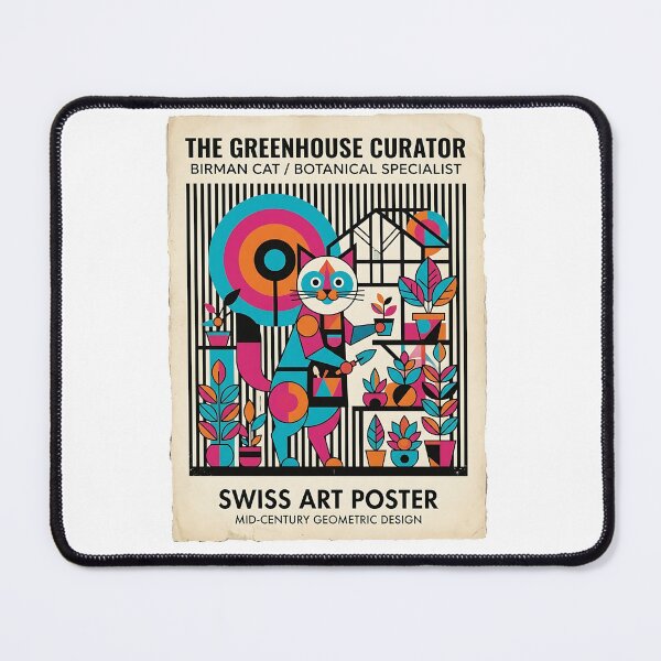 Item preview, Birman Greenhouse Curator designed and sold by PictoVibe.