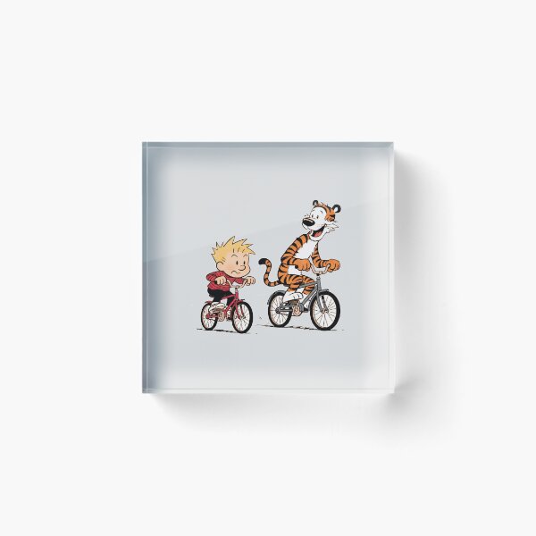 Item preview, Calvin and Hobbes on Bicycles designed and sold by laschikarin.