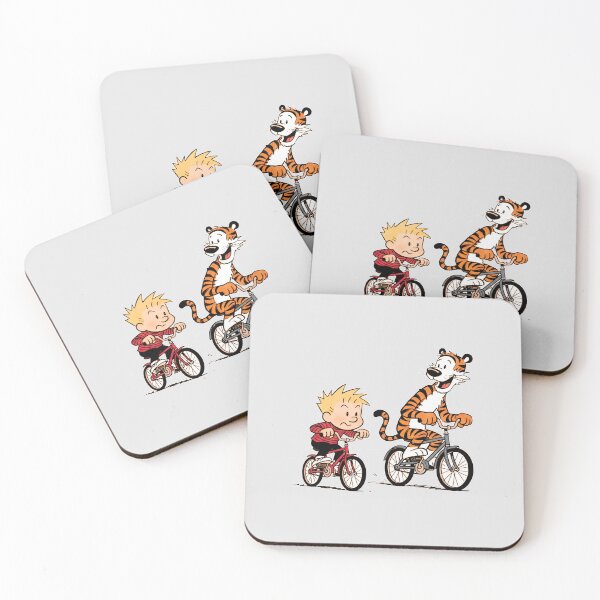 Item preview, Calvin and Hobbes on Bicycles designed and sold by laschikarin.