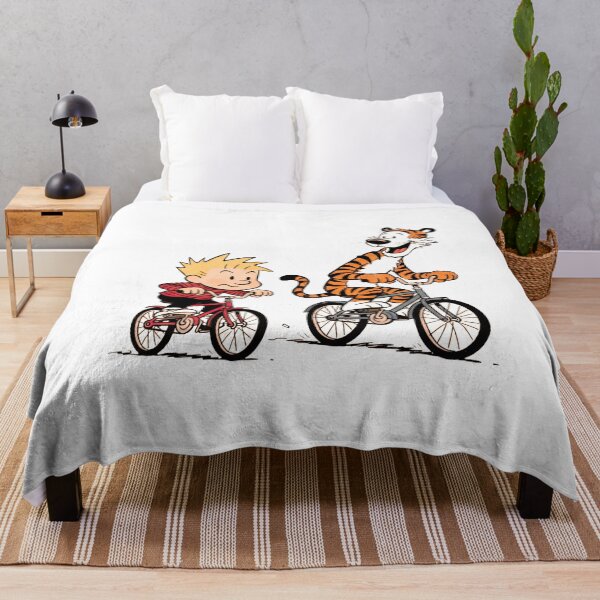 Item preview, Calvin and Hobbes on Bicycles designed and sold by laschikarin.