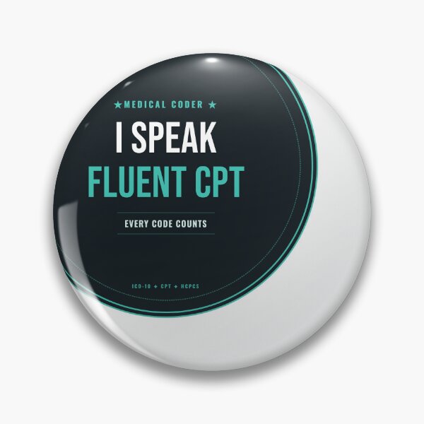 Item preview, I Speak Fluent CPT Medical Coder Seal designed and sold by SlowMadeShelf.