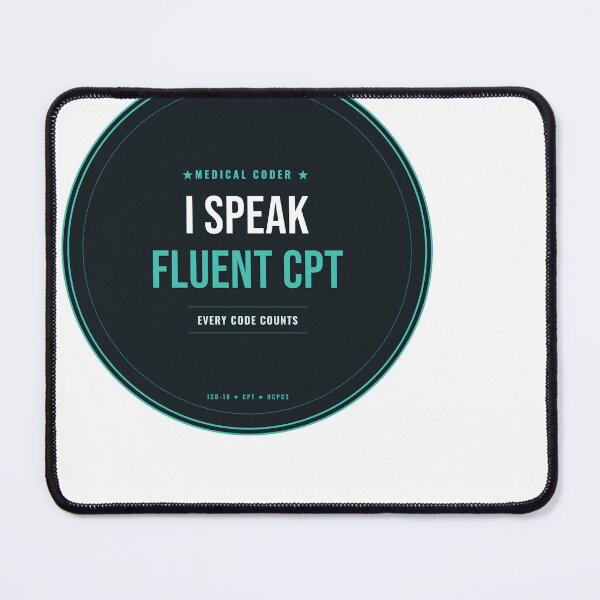 Item preview, I Speak Fluent CPT Medical Coder Seal designed and sold by SlowMadeShelf.