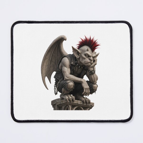 Item preview, Punk Gargoyle Halloween Gothic Art designed and sold by Ingorgia Studio.