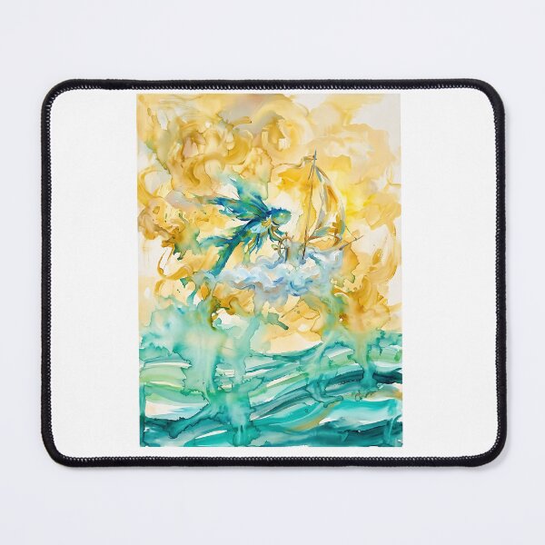 Item preview, Flying Fish Cloud Sailor designed and sold by PictoVibe.
