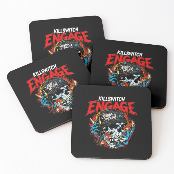 Item preview, Killswitch Engage Disarm The Descent Skull Art designed and sold by Bloowardi.