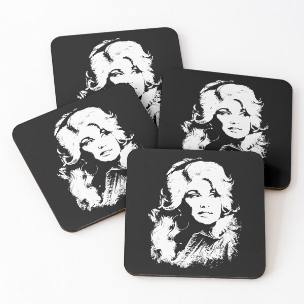 Item preview, Dolly Parton Black & White Distressed Portrait Tee designed and sold by Claudia5010088.