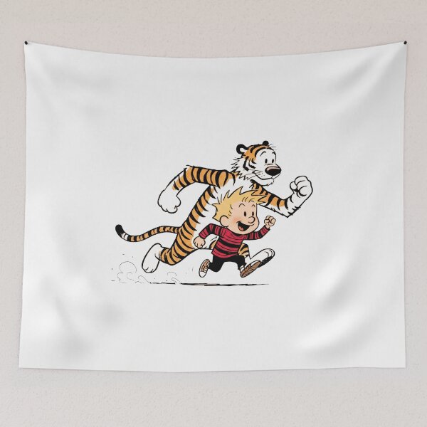 Item preview, Calvin and Hobbes Joyful Run designed and sold by laschikarin.