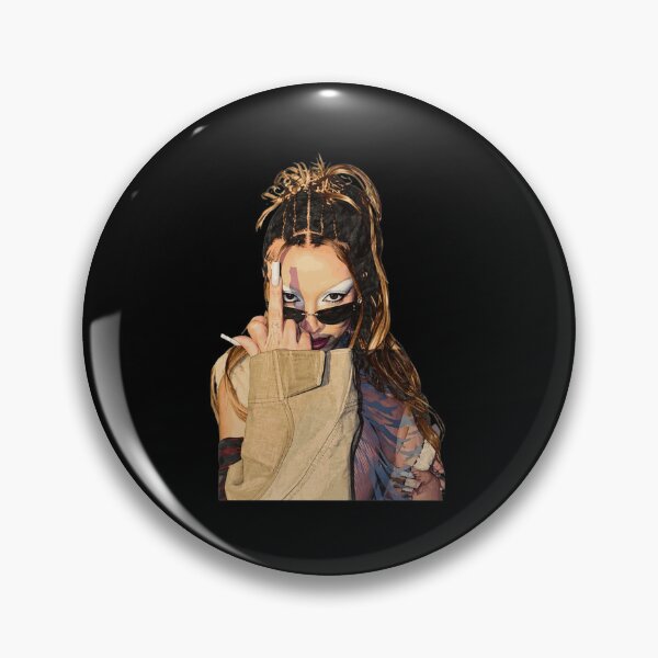 Item preview, Edgy Portrait Middle Finger Smoking Tee designed and sold by MrsLin4617177.