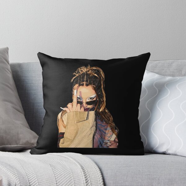 Item preview, Edgy Portrait Middle Finger Smoking Tee designed and sold by MrsLin4617177.