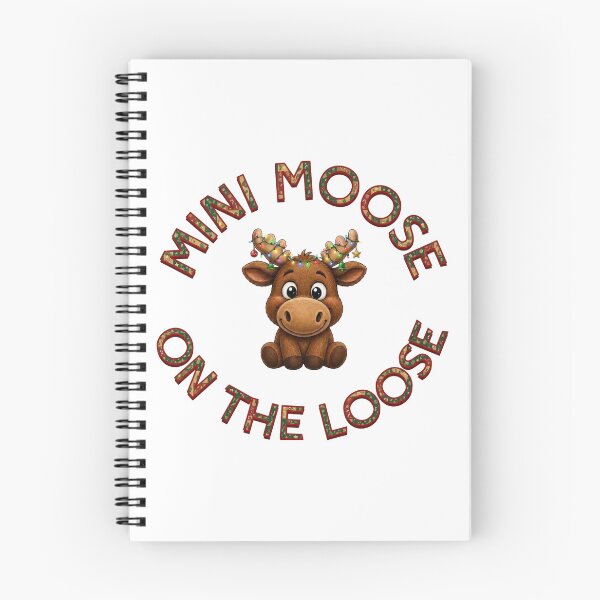 Item preview, Mini Moose Sleigh Bells Ring Cute Animal Art designed and sold by ScenicRoute66.