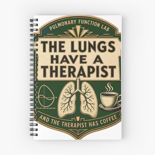 Item preview, The lungs have a therapist, lung function lab, deco coat of arms designed and sold by BoosterShop.