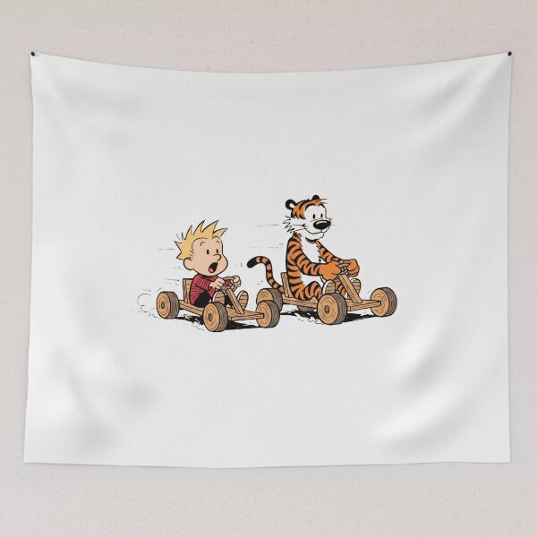 Artikelvorschau, Calvin und Hobbes Rennen entworfen und verkauft von laschikarin.