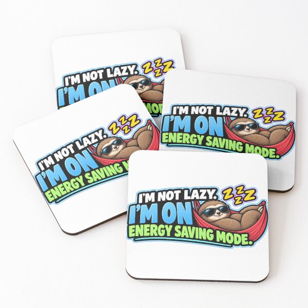Item preview, Energy Saving Mode Funny Sloth Design designed and sold by Kenzie & Co.