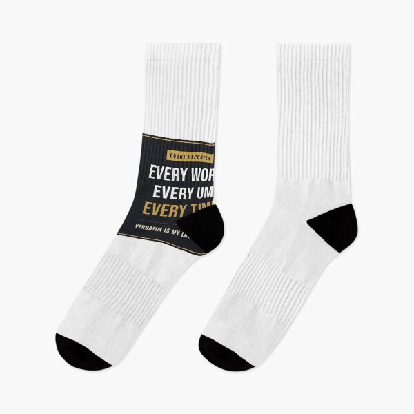 Item preview, Every Word Every Um Every Time Court Reporter designed and sold by SlowMadeShelf.