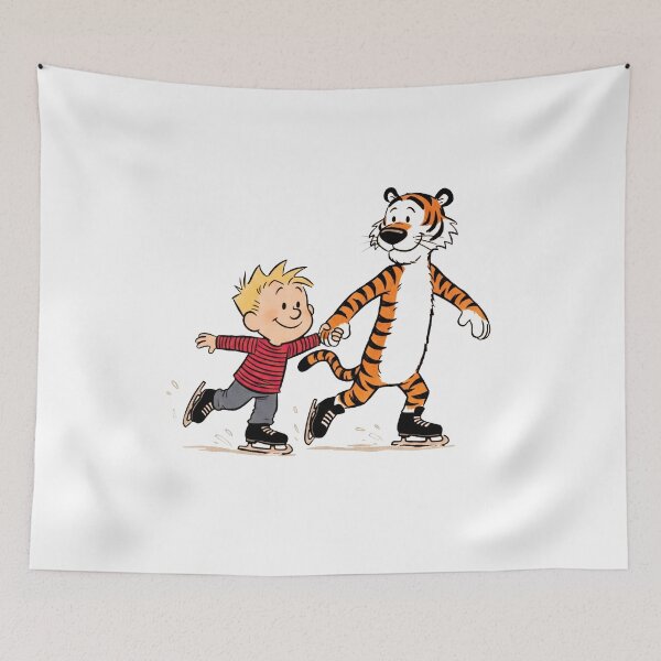 Item preview, Calvin and Hobbes Ice Skating designed and sold by laschikarin.