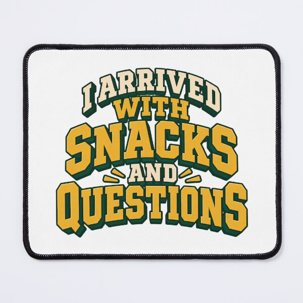Item preview, Snacks and Questions Cheery Varsity Lettering designed and sold by Bikivuno.
