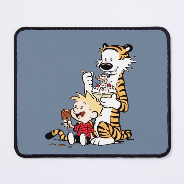 Item preview, Calvin and Hobbes Enjoying Ice Cream designed and sold by laschikarin.