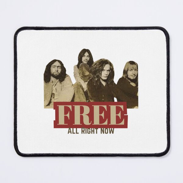 Item preview, Free All Right Now Vintage Band Portrait designed and sold by MichaelsqStudio.