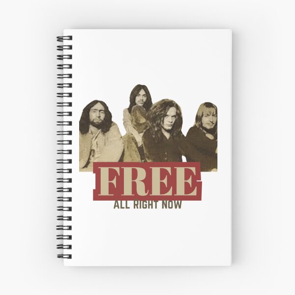 Item preview, Free All Right Now Vintage Band Portrait designed and sold by MichaelsqStudio.