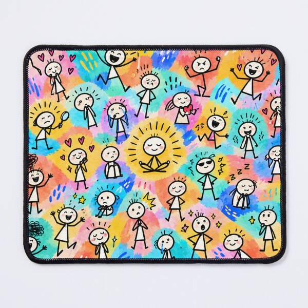 Item preview, Colorful Characters and Many Emotions designed and sold by Qenlo.