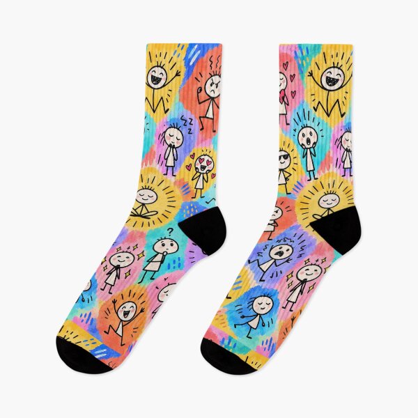 Item preview, Colorful Characters and Many Emotions designed and sold by Qenlo.