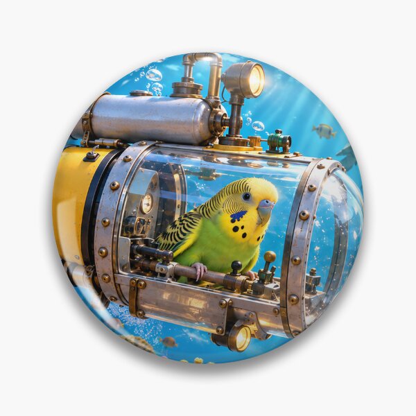Item preview, Little Budgie Bird, Big Ocean Adventure designed and sold by nikkolaus.