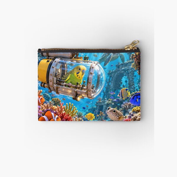 Item preview, Little Budgie Bird, Big Ocean Adventure designed and sold by nikkolaus.