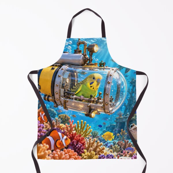 Item preview, Little Budgie Bird, Big Ocean Adventure designed and sold by nikkolaus.
